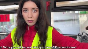 When taking a bus with no ticket, she punishes you with her vagina