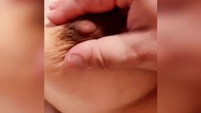Ex-Eva enjoys my breastplay!