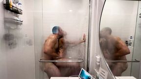 Shower turned perfect morning sex