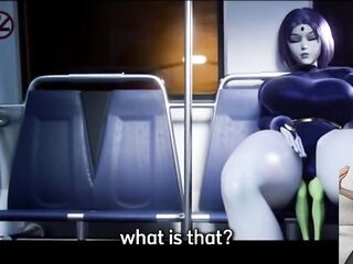 i can't make a decision if this stud’s favourable or what - Raven x Beast Boy Rule 34 comics