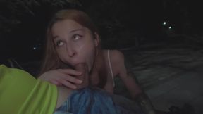 Dickflash In Night Park: Stranger Teen 18+ Cant Resist And Makes Me Cum