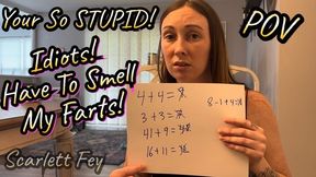 Every wrong Answer! You get a Fart! - POV - Scarlett Fey - 2024 Original