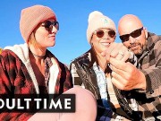 ADULT TIME - POV Sexy Polyamorous Babes Give Each Other HOT Sauna Massages