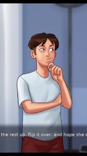 Perfect Hot MILF Romantic Kissing, He Then Masturbates With Her Panties - Summertime Saga By DarkCookie   Clip 2