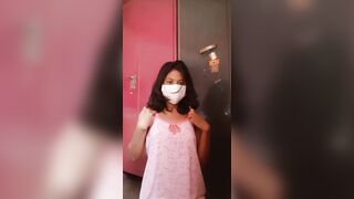 indian chick titted rubs by Herself