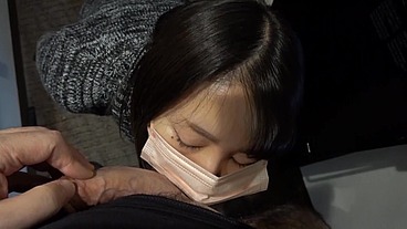 【素人・人妻】のぞみVol.01 利息の返済分1000円足りなかったので、ちょっと付き合ってほしいと話をしてイラマチオでセイ裁