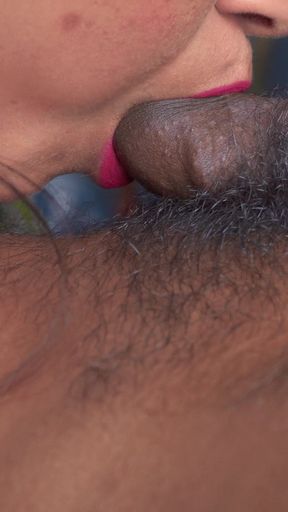 Newly Married Bahu Wants to Learn How to Give Perfect Blowjob...sasur Bahu Hindi Close up Blowjob Video.