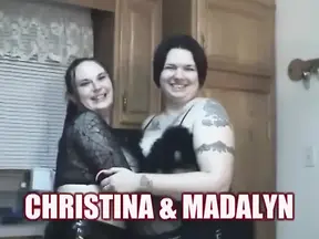Chubby coeds Christina & Madalyn get messy
