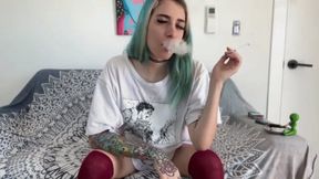 Smoking Step-Sis JOI