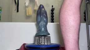 Geting an Insane Stretch on My Xxl Survey of the Cosmos Dildo