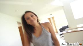 Small Latina Babe Sara Luvv Behind the Scenes Sex Tape