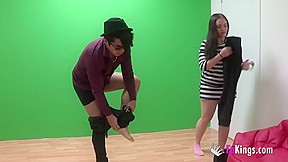 Desperate gal wants to fuck her idol