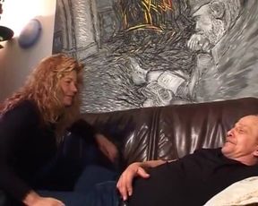 Chubby German MILF Riding Her Lovers Cock