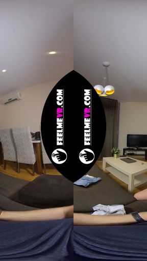 Natasha Shows Her Big Pussy in Professional Lapdance Vr180