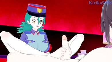Officer Jenny and I have intense sex at a love hotel. - Pokémon Hentai