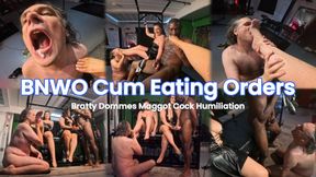BNWO Cum Eating Orders - Bratty Dommes Maggot Cock Humiliation - Ft Katlyn Moree, Honey Hudson & Elitefeetstreet - 720p