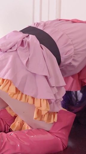 Oshi no ko, Cute Cosplayer and Fucking Machine, Hoshino Ai Japanese hentai anime crossdresser cosplay kawaii part.4   Clip 2