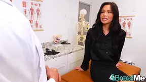 Thorough physical test leads to a huge creampie for Scarlett Alexis