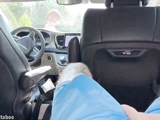 Step Son Inadvertently Cums His Panties On The Way To Soccer