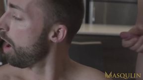 MASQULIN - Jeremy London raw bred and cum sprayed in foursome
