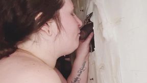 She finds an haunted glory hole and fucks the ghost