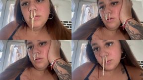 Green snot scene