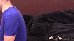 Attractive Marcus Rivers did not stop stroking his dick until cumshot