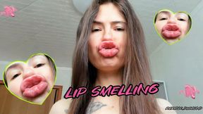 Horny roommate lip smelling kiss with pouting lips CUSTOM