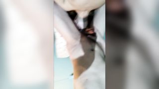 Red Head cougar Swallows Nuts and Ejaculates from the Toy