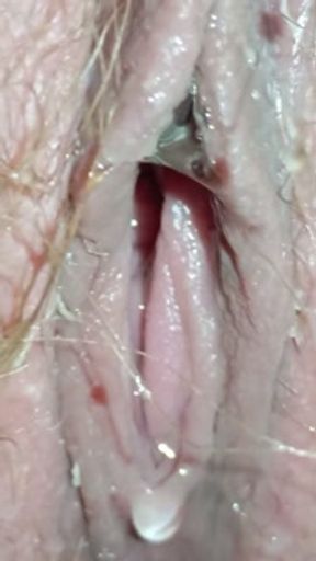 Perv Milf's Pee Diary: Hairy Pissing with a Huge Anal Fart Both Holes Mega Close up