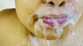 Satule Ne Apni Ko Lund Chosa Veer Pee - Blowjob & Eats Hot Cum