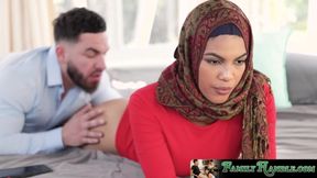 Maya Farrell seduces stepbrother into fucking her hardcore