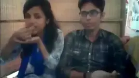 Bangladeshi bf gf in restaurant 4-full