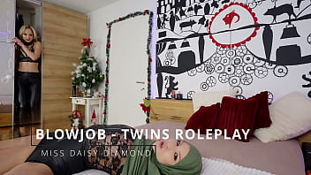 I sucked my twin sister husbands cock with her