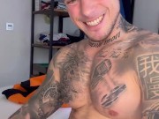 Football Player Fucks your holes  with fat uncut cock BoyGym gay