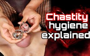 Permanent Femdom Chastity Explained - Hygiene Routine & Cage Fitting