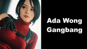 ada wong gets used by every hole – dp, triple penetration & creampie gangbang