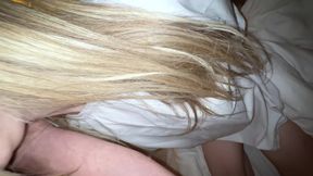 18 Years Old Girl Teaches Her 69 Years Old Sugar-daddy How to Fuck Tight Pussy