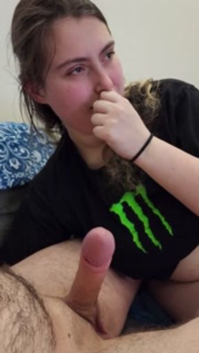 Foot_DaDy &amp; Aspen Good Head in a Monster Tee.