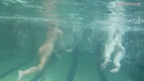 Russian porn with sublime soul mate from Underwater Show