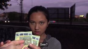 Thai gives herself up for public fucking after she was offered money