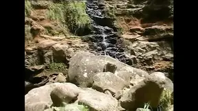 Allysin and Shelbee: Sweet Lesbian Licking and Intense 69 Outdoors