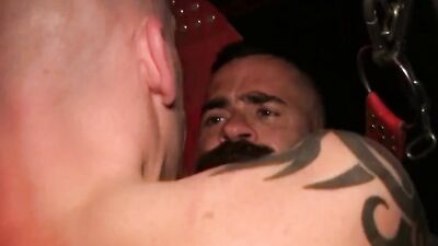 Amateur bear gets his tight hole stretched with mate's hard willy