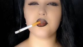 Chain smoking Marlboro Reds 100s