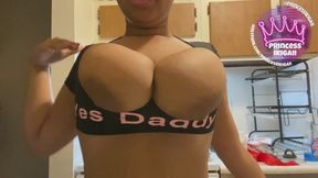 TITS OUT FOR DADDY | Titty Bouncing + Spinning