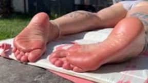 Feet in the Heat! (Part 2) - Plump Glistening Wrinkles 1080p HD