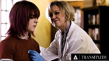 TRANSFIXED - Doctor Dee Williams &amp_ Nurse Khloe Kay Seduce Jean Hollywood In Steamy Checkup - PART 1