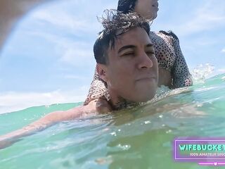 Wifebucket Amateurs - Sea water and sun made her bubble but to glisten so tempting