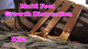 Multi Foot Growth Destruction Kira[HD]