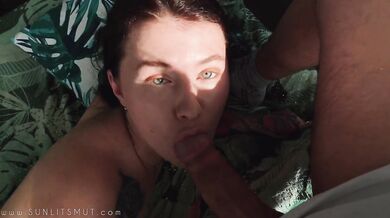 Polish petite babe fills tight ass and face with thick cum